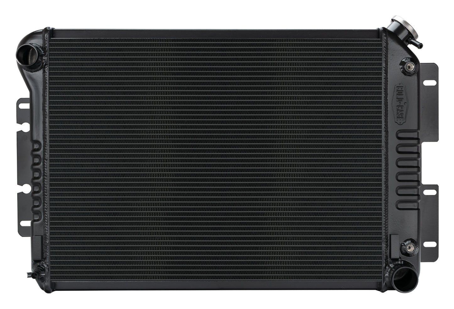 67-69 Camaro Nova Firebird Automatic Performance Radiator Black Night Rider