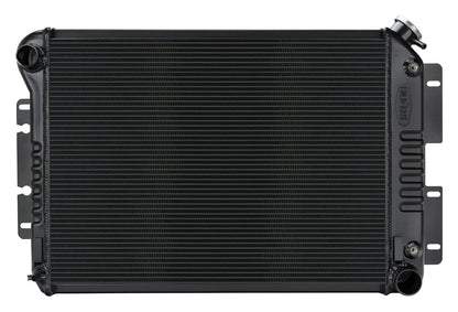 67-69 Camaro Nova Firebird Automatic Performance Radiator Black Night Rider