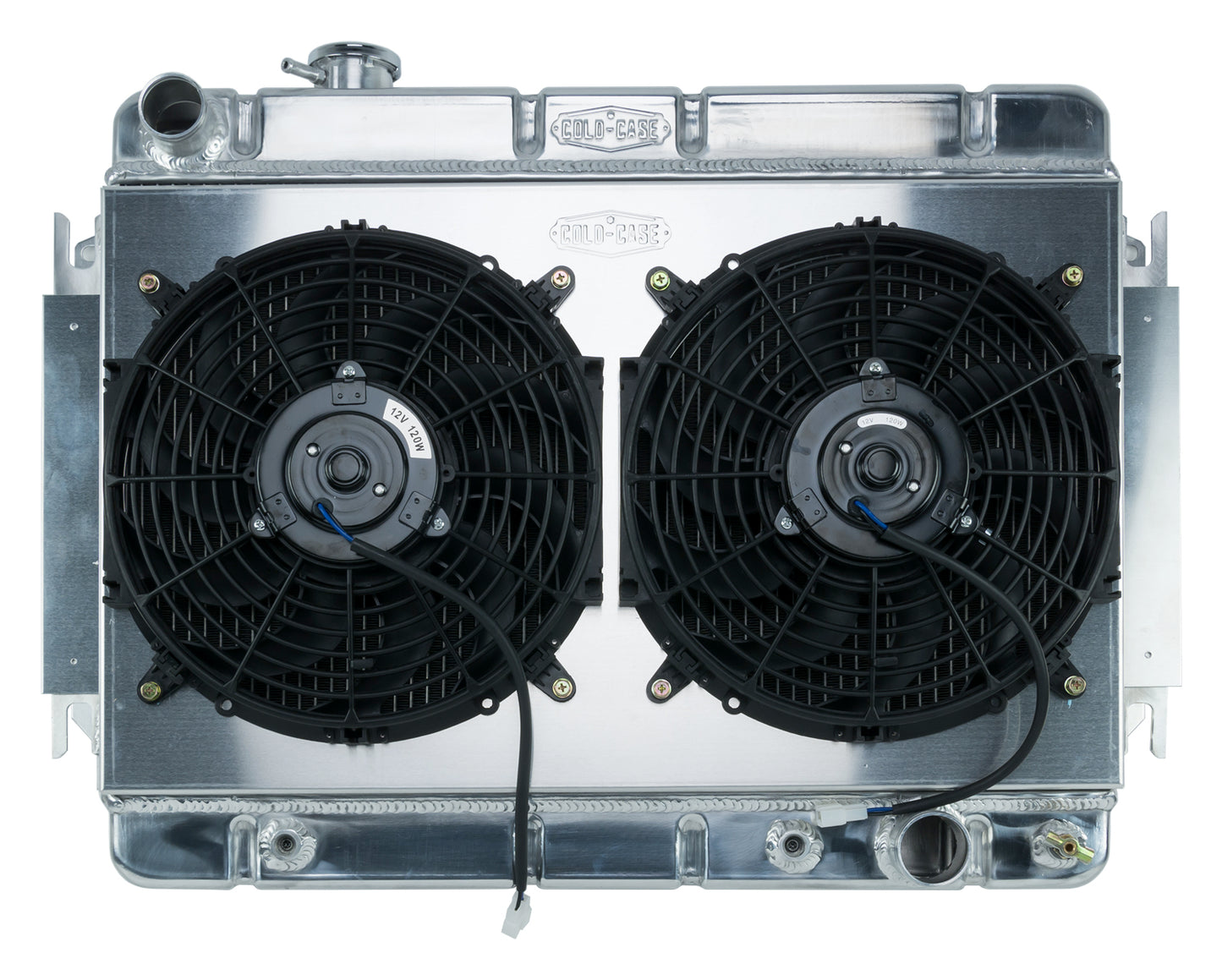 66-67 Chevelle / El Camino Aluminum Radiator And Dual 12 Inch Fan Kit