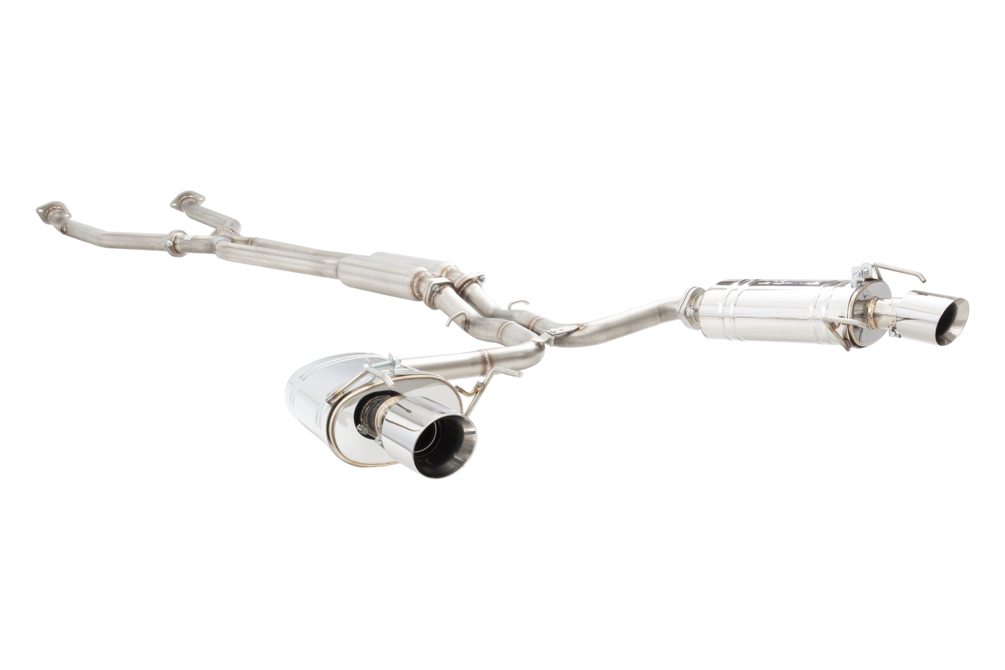 2006-2013 Lexus IS250 Dual Cat-Back Exhaust System RWD Sedan XFORCE ES-LIS350-CBS