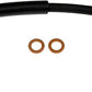Complete Brake Hose Kit For 92-01 Jeep Cherokee XJ 4WD Rubber HSK0060OM