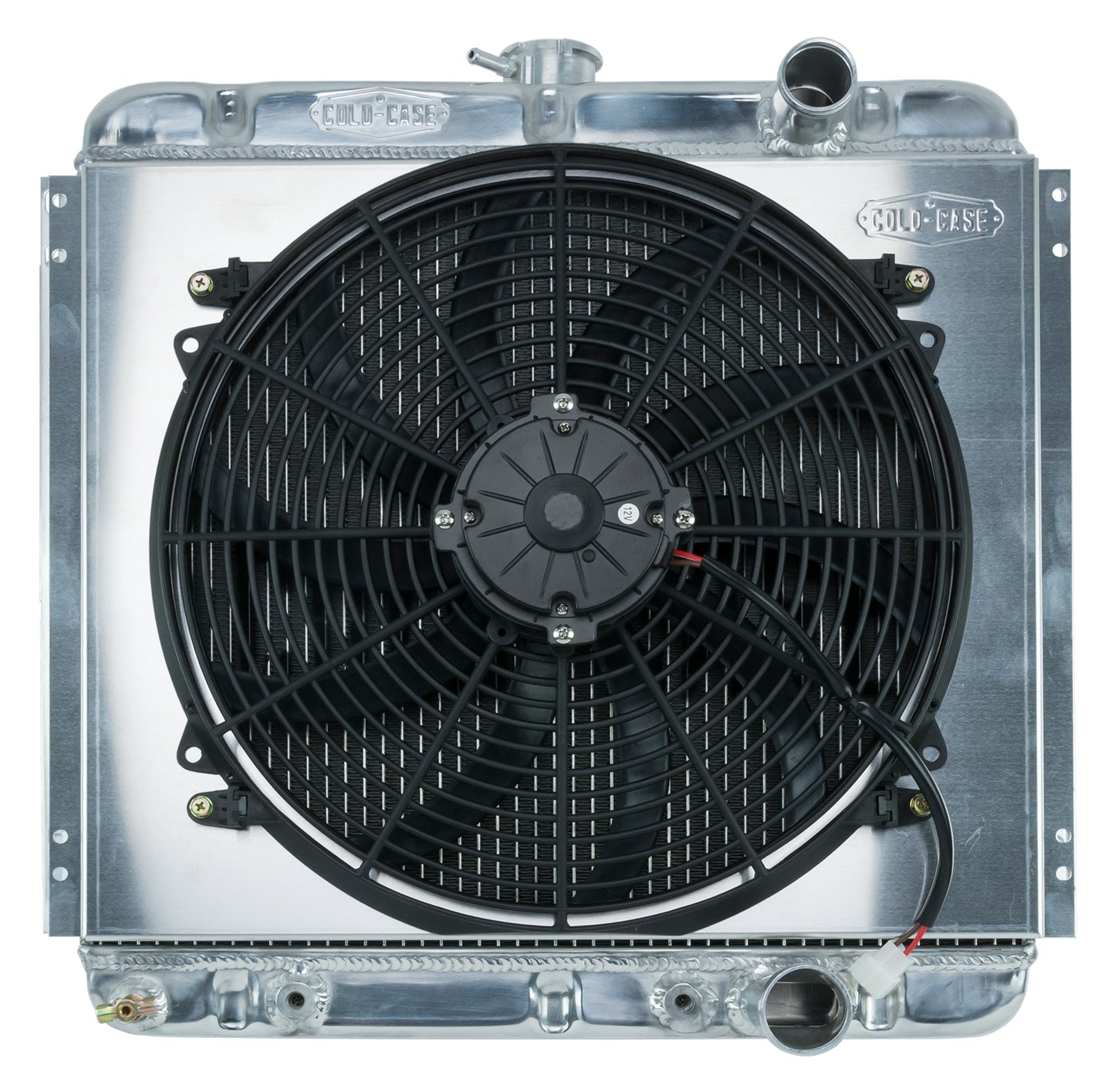 67-70 Mustang 289/302 Fair Coug Gal Aluminum Performance Radiator And Fan Kit