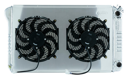 68-77 A-Body LS SWAP Aluminum Radiator And Dual 14 Inch Fans Cold Case Radiators