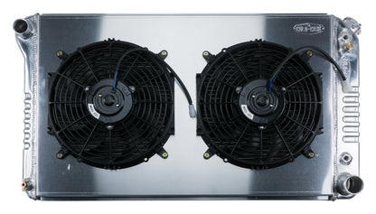 77-87 Chevy/GMC Pickup Truck 21 Inch Aluminum Radiator and 14 Inch Fan Kit