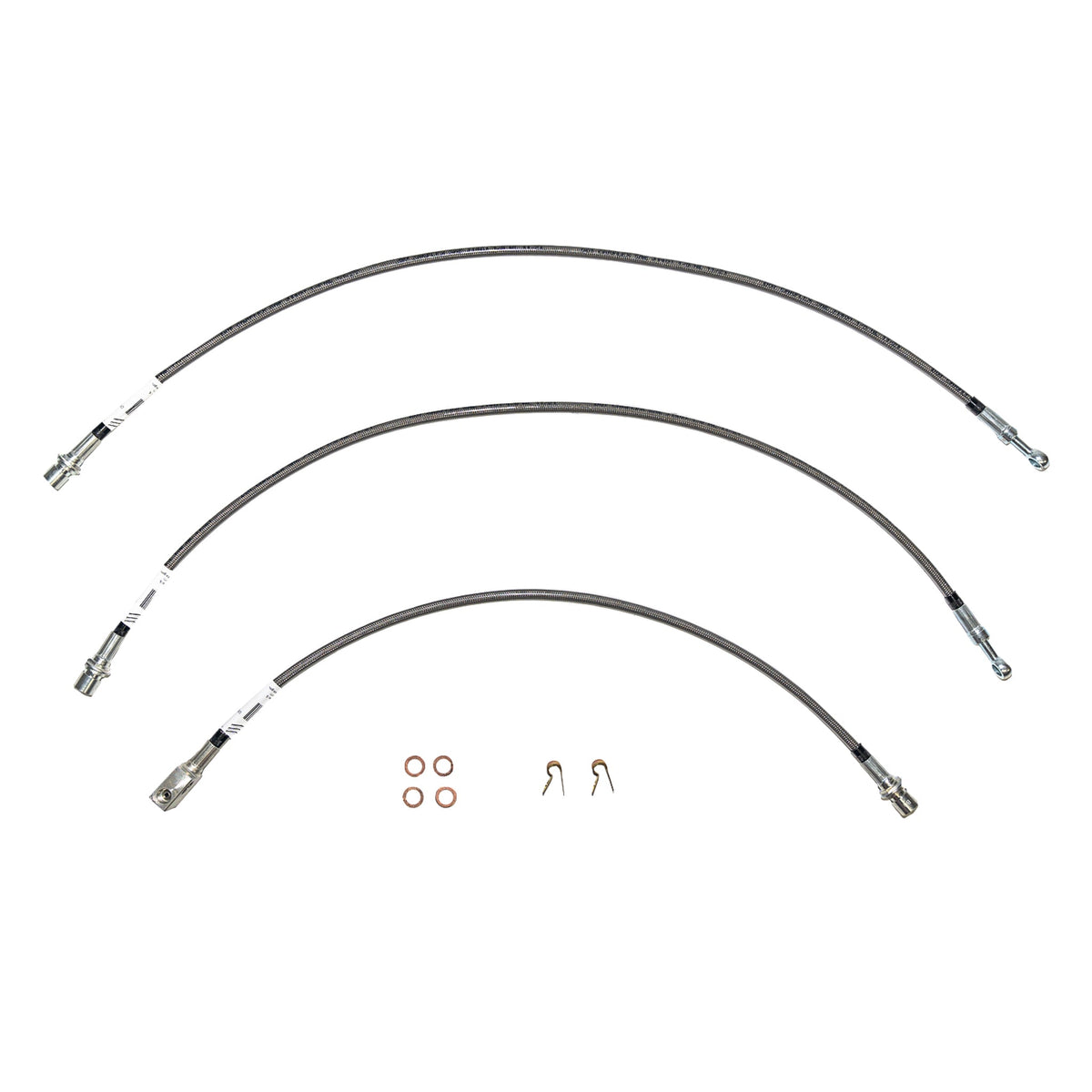 2003-2010 Dodge Ram 3500 Brake Hose Kit 4x4 Stainless HSK0074SS
