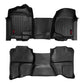 Fits Chevy/GMC 1500/2500HD (07-14) Floor Mats; FR & RR; OV Hump; Ext Cb; M-21072