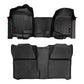 Fits Chevy/GMC 1500/2500HD (07-14) Floor Mats; FR & RR; OV Hump; Crew; M-21073