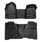 Fits Chevy/GMC 1500/2500HD/3500HD 2&4WD Floor Mats FR & RR OV Hump Crew M-21143