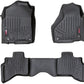 Fits Ram 1500 2WD/4WD (2012-2018 & Classic) Floor Mats; FR/RR; Quad Cab; M-31212