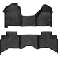 Fits Ram 1500(2012-2018 & Classic) Floor Mats One Piece FR & RR  QuadCab M-31312