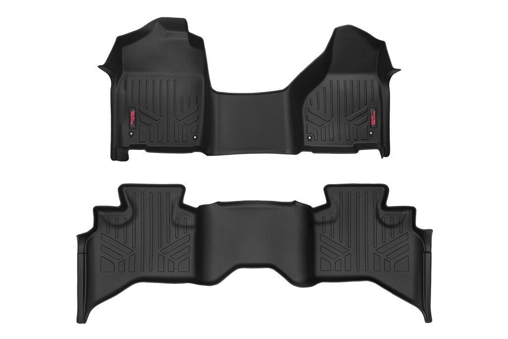 Fits Ram 1500(2012-2018 & Classic) Floor Mats One Piece FR & RR  QuadCab M-31312