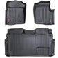Fits Ford F-150 2WD/4WD (2011-2014) Floor Mats; FR & RR; 2 Ret Hook; M-51112
