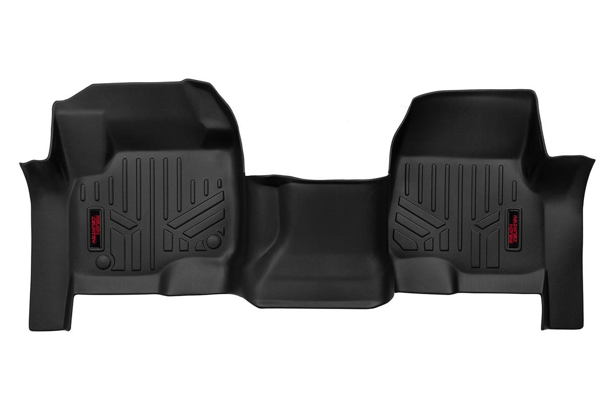Fits Ford F-250/F-350 SD 2&4WD (17-24) Floor Mats; Front; Over Hump; M-5117