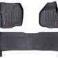 Fits Ford F-250/F-350 SD (12-16) Floor Mats; FR & RR; Raised FR Pedal; M-51213