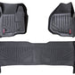 Fits Ford F-250/F-350 SD (11-16) Floor Mats; FR & RR; Depressed Pedal; M-51223