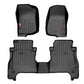 Fits Jeep Gladiator JT 4WD (2020-2024) Floor Mats; FR & RR; RR Non-Lock; M-61505
