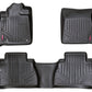 Fits Toyota Tundra 2WD/4WD (2014-2021) Floor Mats; FR & RR; CrewMax; M-71770