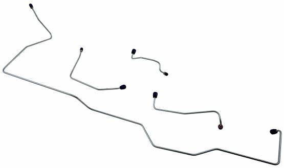 1967 Ford Mustang Complete Brake Line Kit V8 Power Disc MBLK18