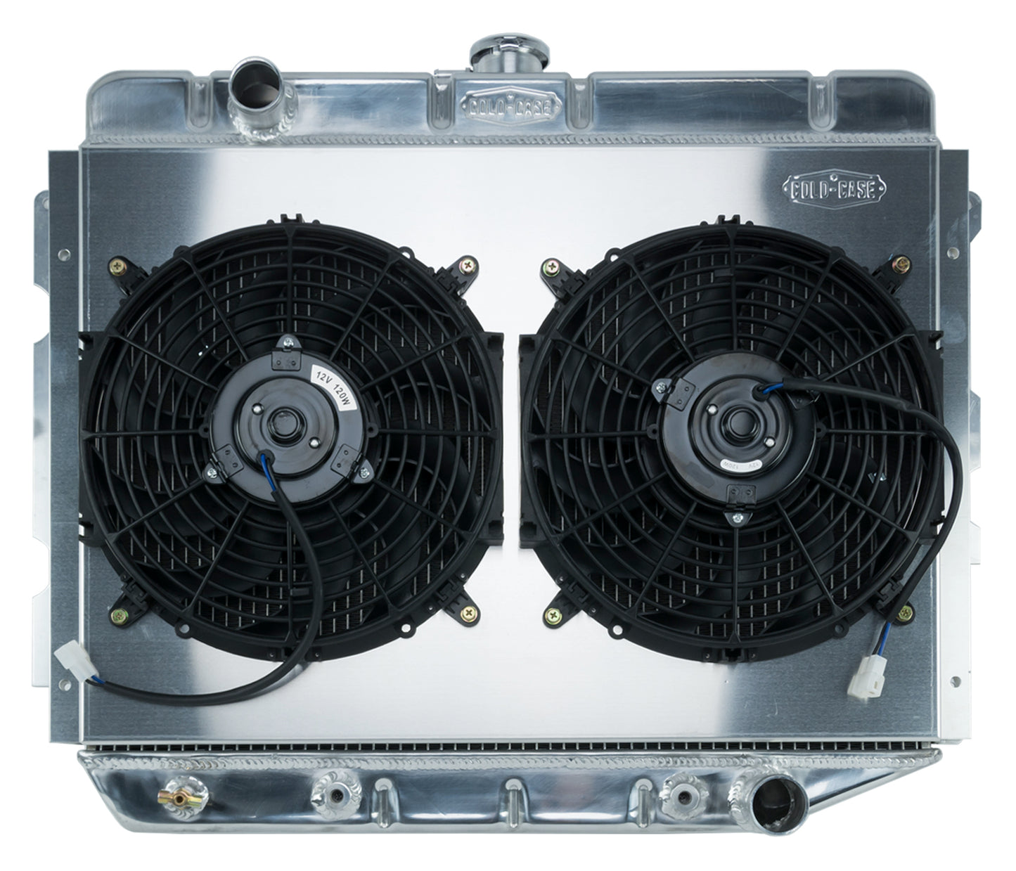 66-74 A,B,C,E Body AC Aluminum Performance Radiator And 12 Inch Dual Fan Kit