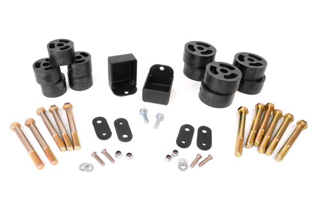 Fits Jeep Wrangler YJ 4WD (1987-1995) 1.25 Inch Body Lift Kit; RC608