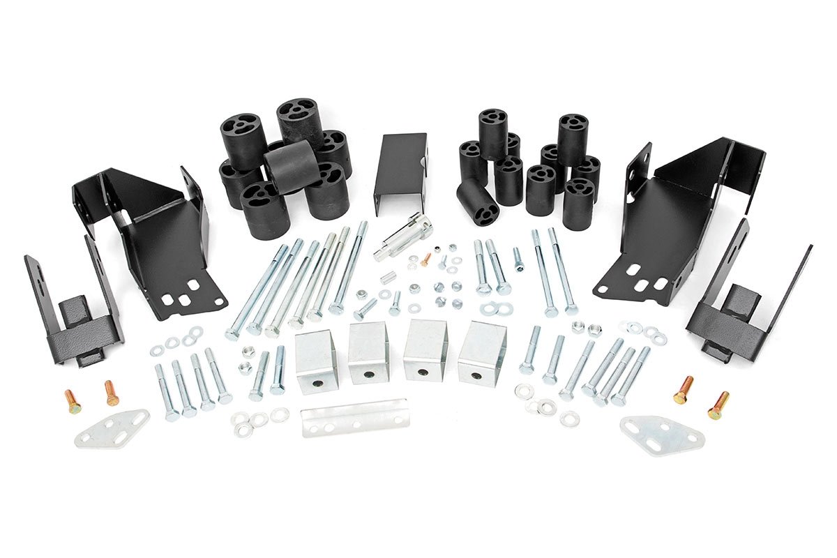Fits Chevy Silverado & GMC Sierra 1500 2&4WD (2007-2013) 3" Body Lift Kit; RC702