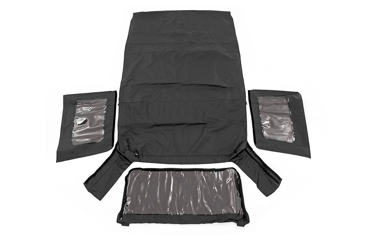 Fits Jeep Wrangler Unlimited(07-09) Soft Top Replacement Black 4 Door RC85130.35