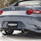 Fits 2016+ Mazda MX-5 Miata Single Rear Exit 2.5in Axle Back w/ Carbon Fiber Tips - T304