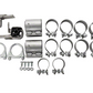 2005-2010 Mustang V6 Cat Back Mid Muffler Exhaust System
