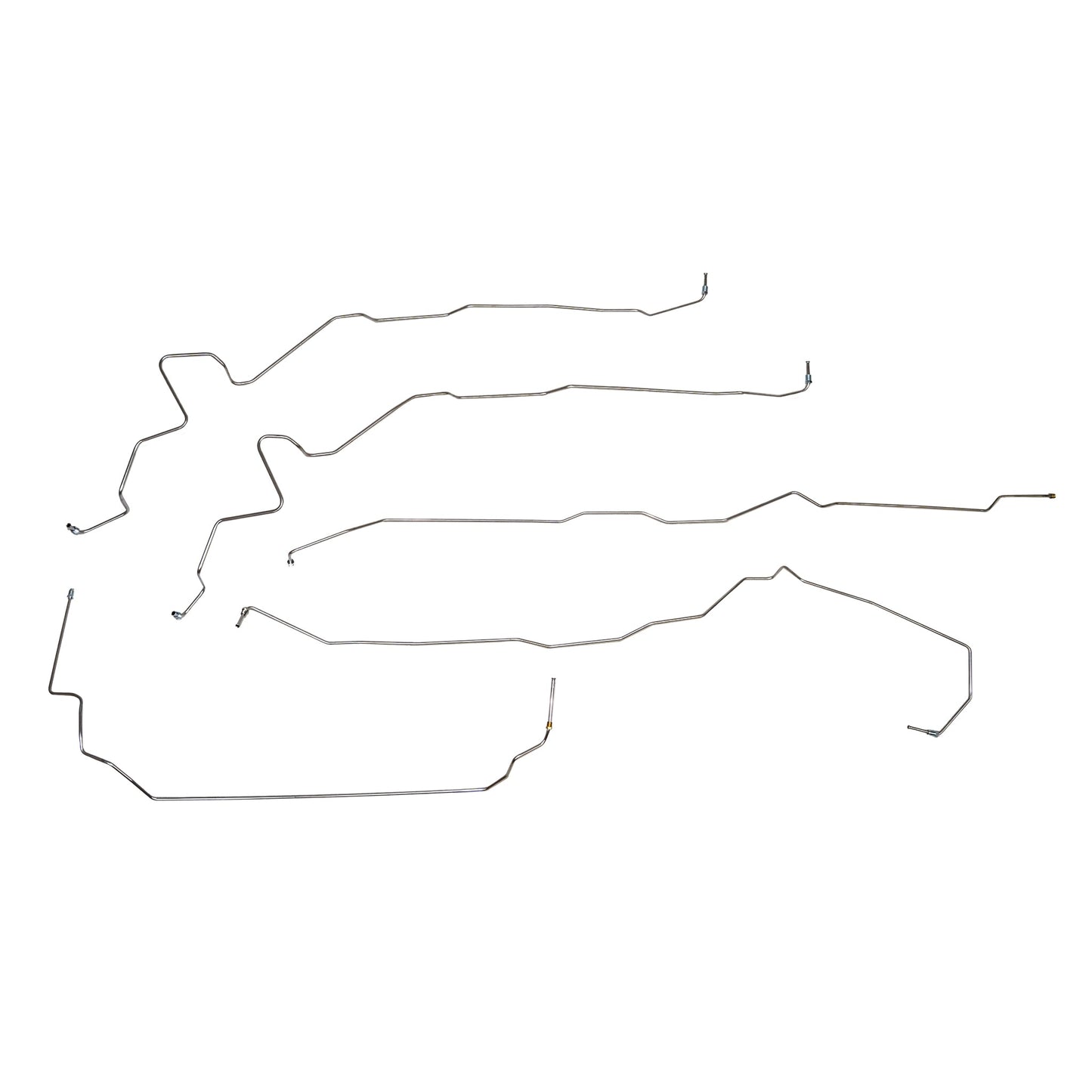 2011-2014 Chevrolet Silverado 2500 HD Complete Brake Line Kit Reg Cab Stainless CBK0717SS