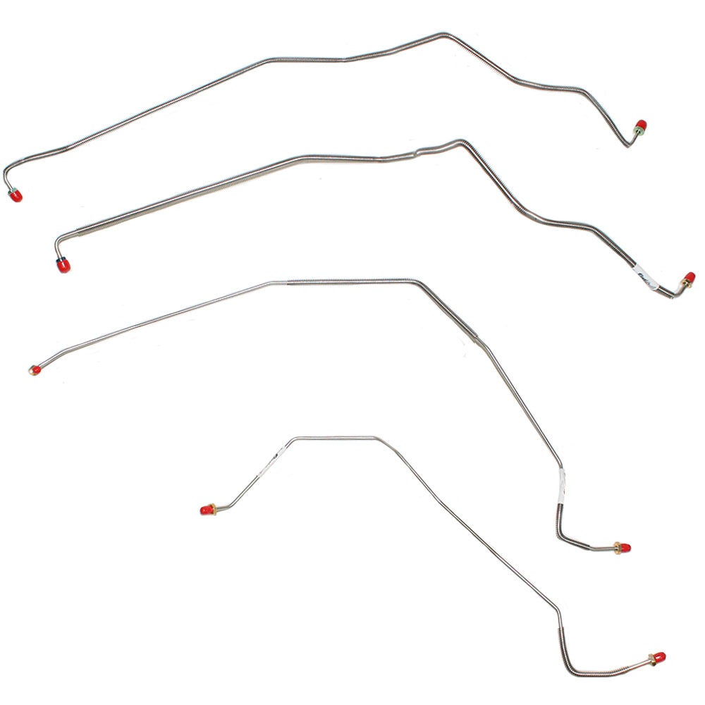 1981-86 Chevrolet K30 Complete Brake Line Kit No ABS Crew Cab Long Bed CBK0136OM