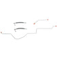 Rear Axle Brake Lines For Dodge Ram 1500 2002-08 9.25" Rear Disc Steel WRA0201OM