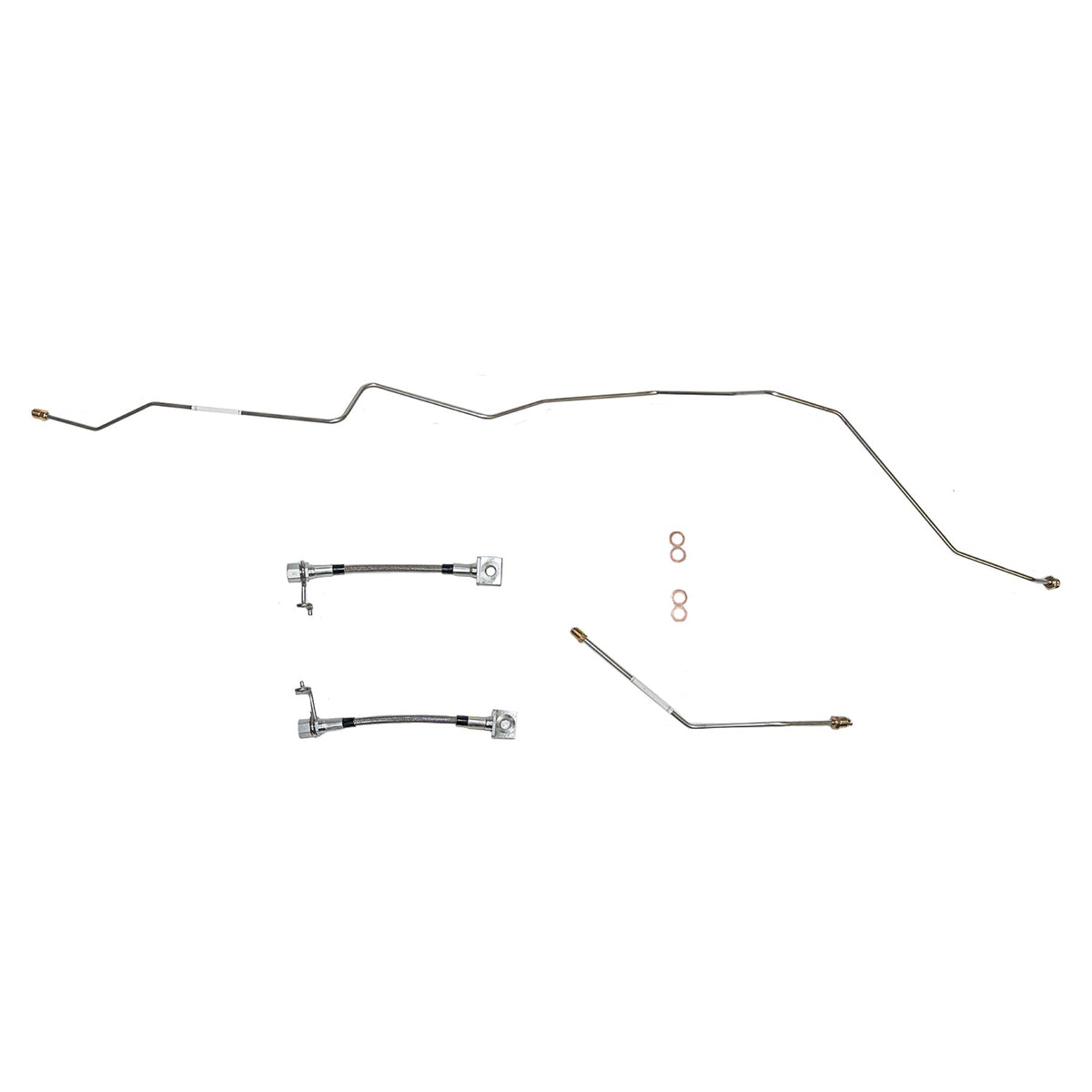 2003-2005 Dodge Ram 3500 Complete Brake Line Kit Quad Cab Long Bed 4x4 CBK0692SS