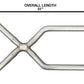Exhaust X-Pipe Kit Intermediate Pipe 3 in Crossover