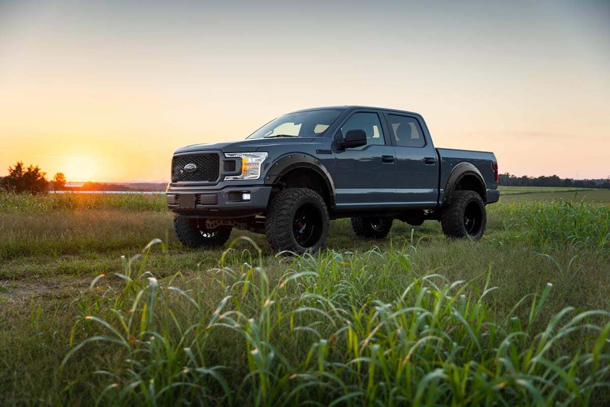 Fits Ford F-150 (2015-2020) Fender Flares Defender SZ Blue Flame A-F11811-SZ