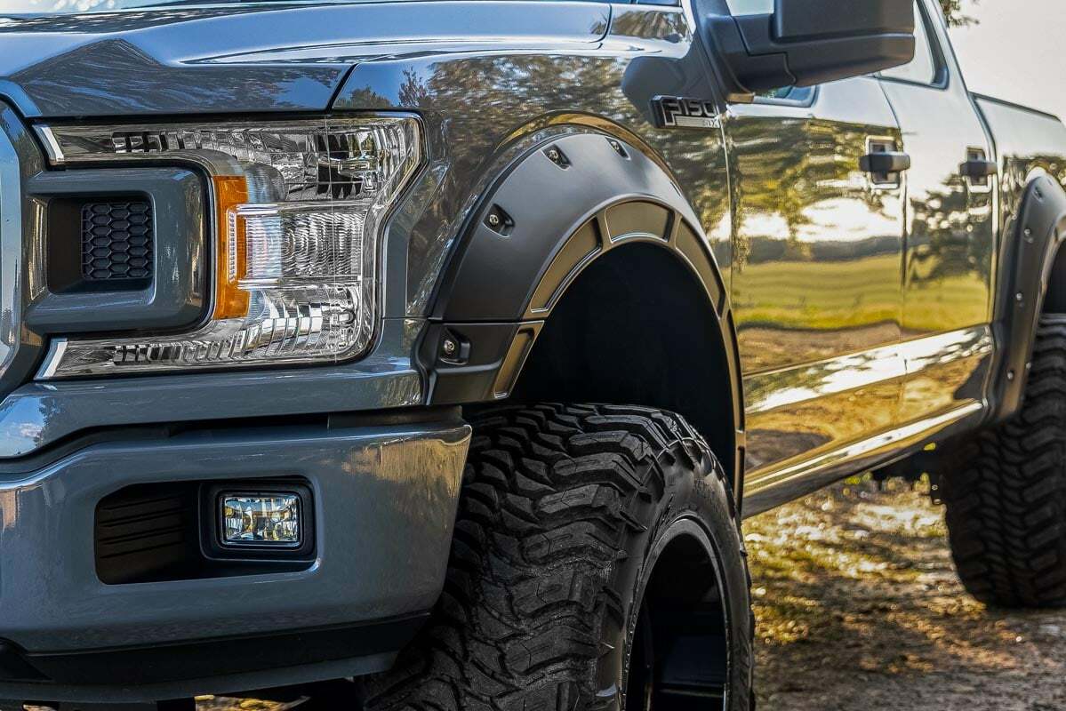 Fits Ford F-150 (2015-2020) Fender Flares Defender SZ Blue Flame A-F11811-SZ