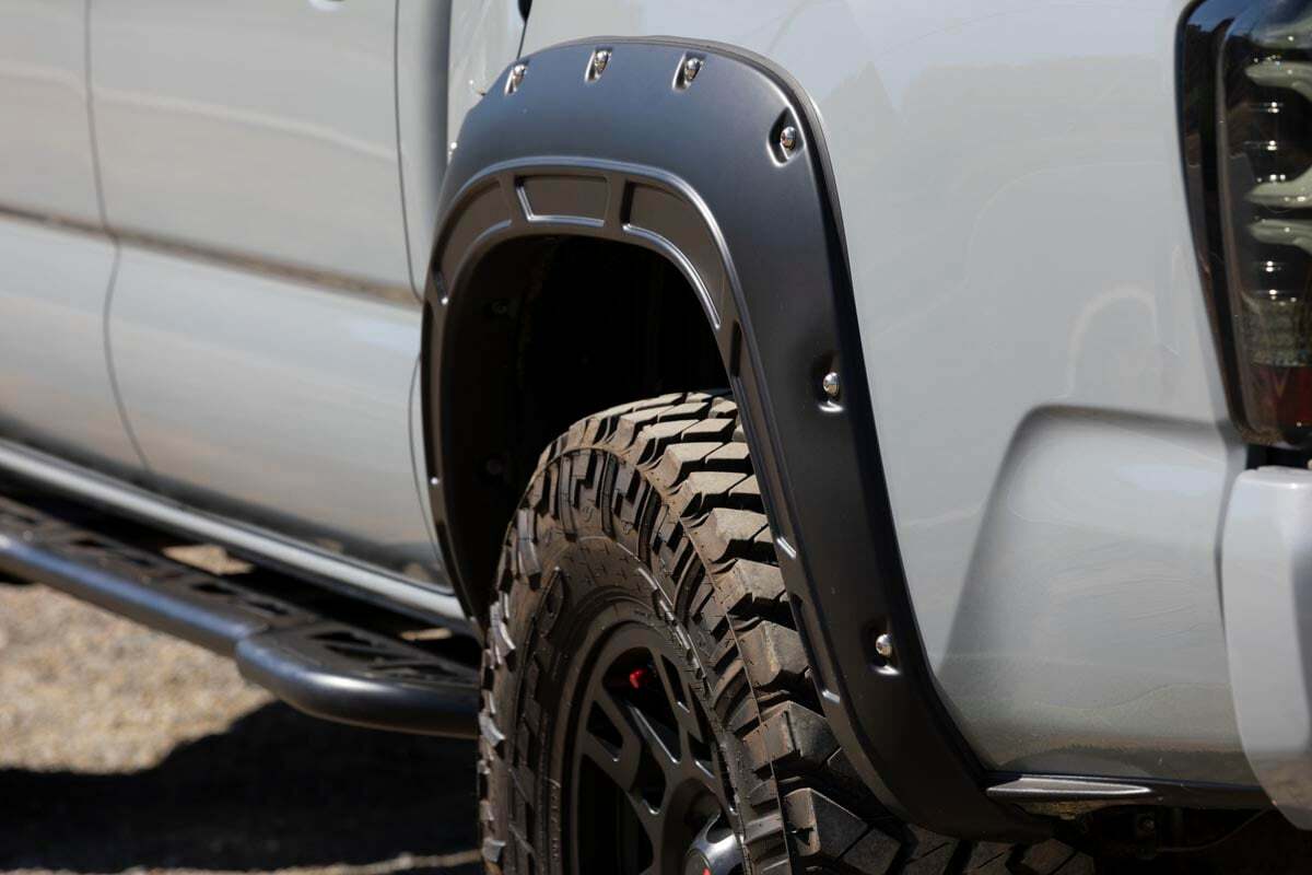 Fits Toyota Tacoma (16-23) Fender Flares; Defender; 089 Wind Chill; A-T11621-089