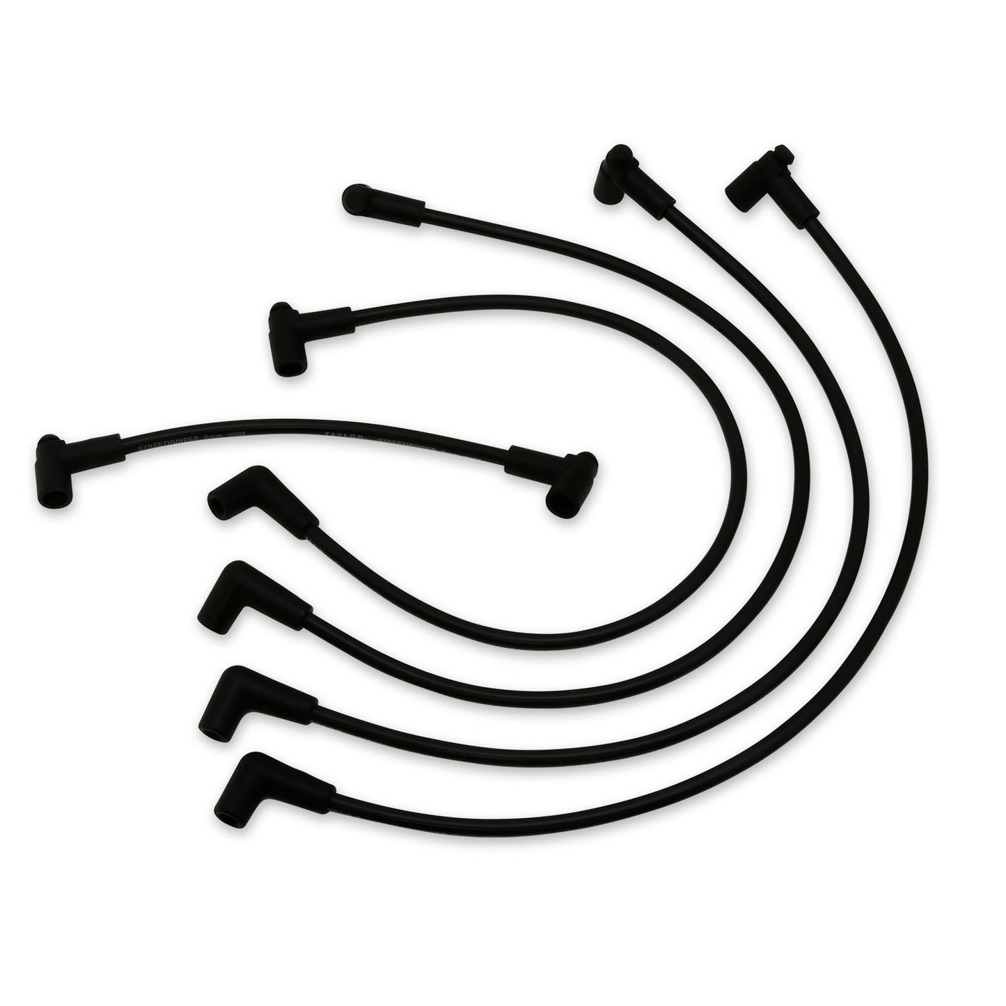 Spark Plug Wire Set 1998-2003 Chevrolet; GMC 8mm Silicone 500 ohm/ft Black 53012