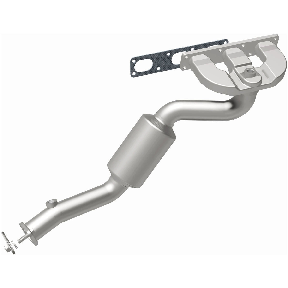 Catalytic Converter with Integrated Exhaust Manifold for HM Grade Federal / EPA Compliant Direct-Fit Manifold Catalytic