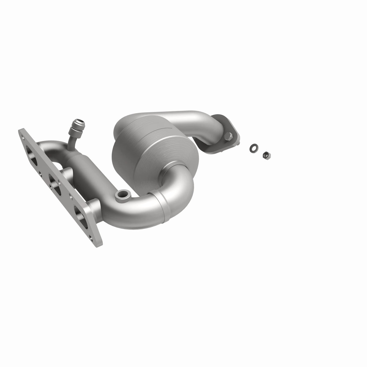 Catalytic Converter with Integrated Exhaust Manifold for HM Grade Federal / EPA Compliant Direct-Fit Manifold Catalytic