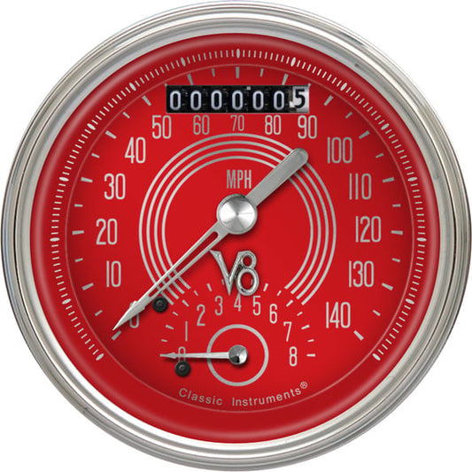 V8 Red Steelie 3 3/8" Ultimate V8RS20SHC