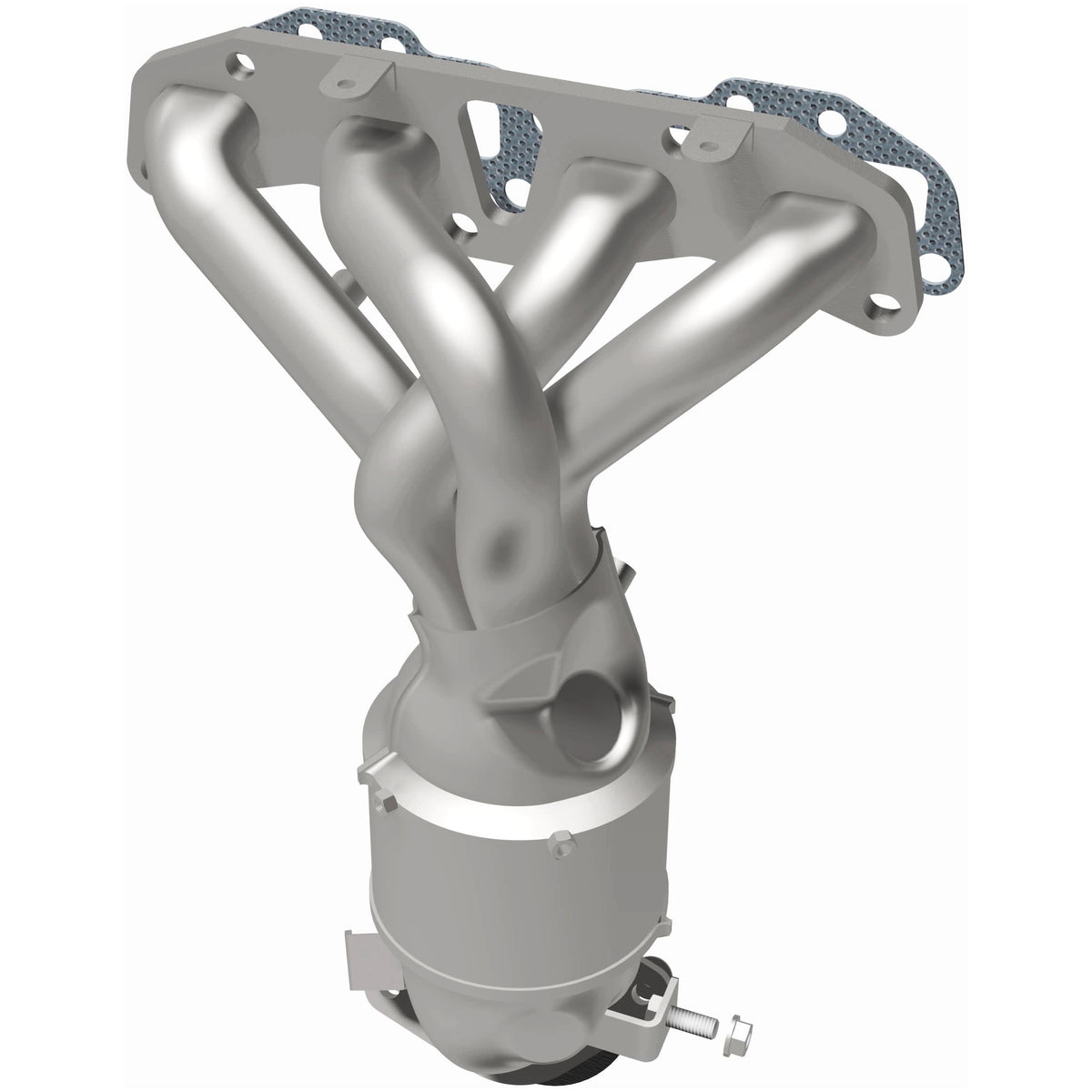 Catalytic Converter with Integrated Exhaust Manifold for HM Grade Federal / EPA Compliant Direct-Fit Manifold Catalytic