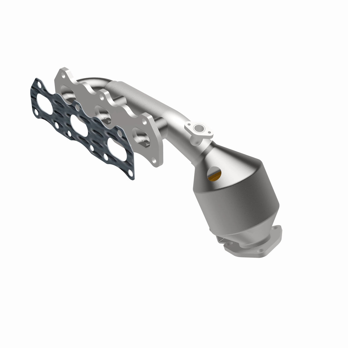 Catalytic Converter with Integrated Exhaust Manifold for HM Grade Federal / EPA Compliant Direct-Fit Manifold Catalytic
