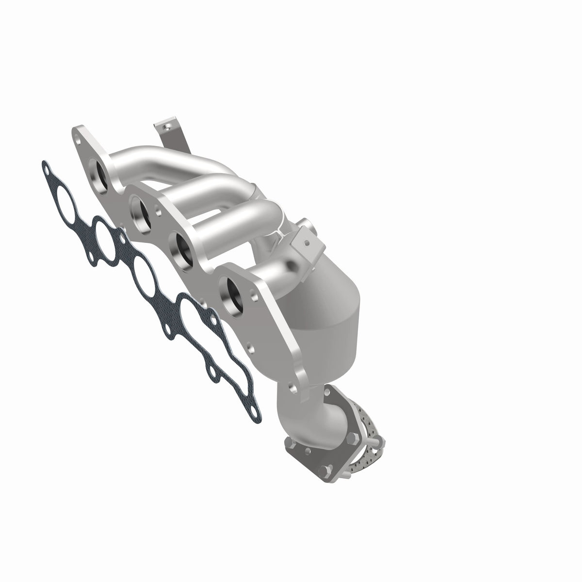Catalytic Converter with Integrated Exhaust Manifold for HM Grade Federal / EPA Compliant Direct-Fit Manifold Catalytic