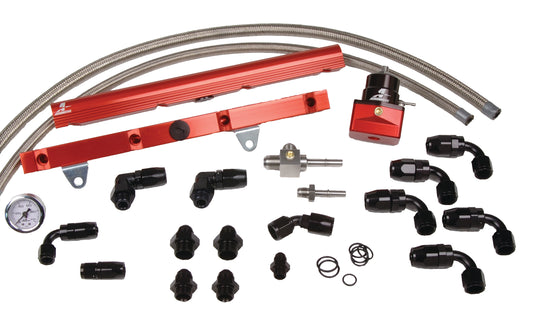 Fuel Injection Fuel Rail Kit EFI Fuel Rail Vehicle Specific Fit Aeromotive 14129-BGPL