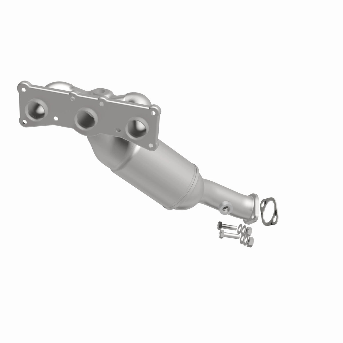 Catalytic Converter with Integrated Exhaust Manifold for HM Grade Federal / EPA Compliant Direct-Fit Manifold Catalytic