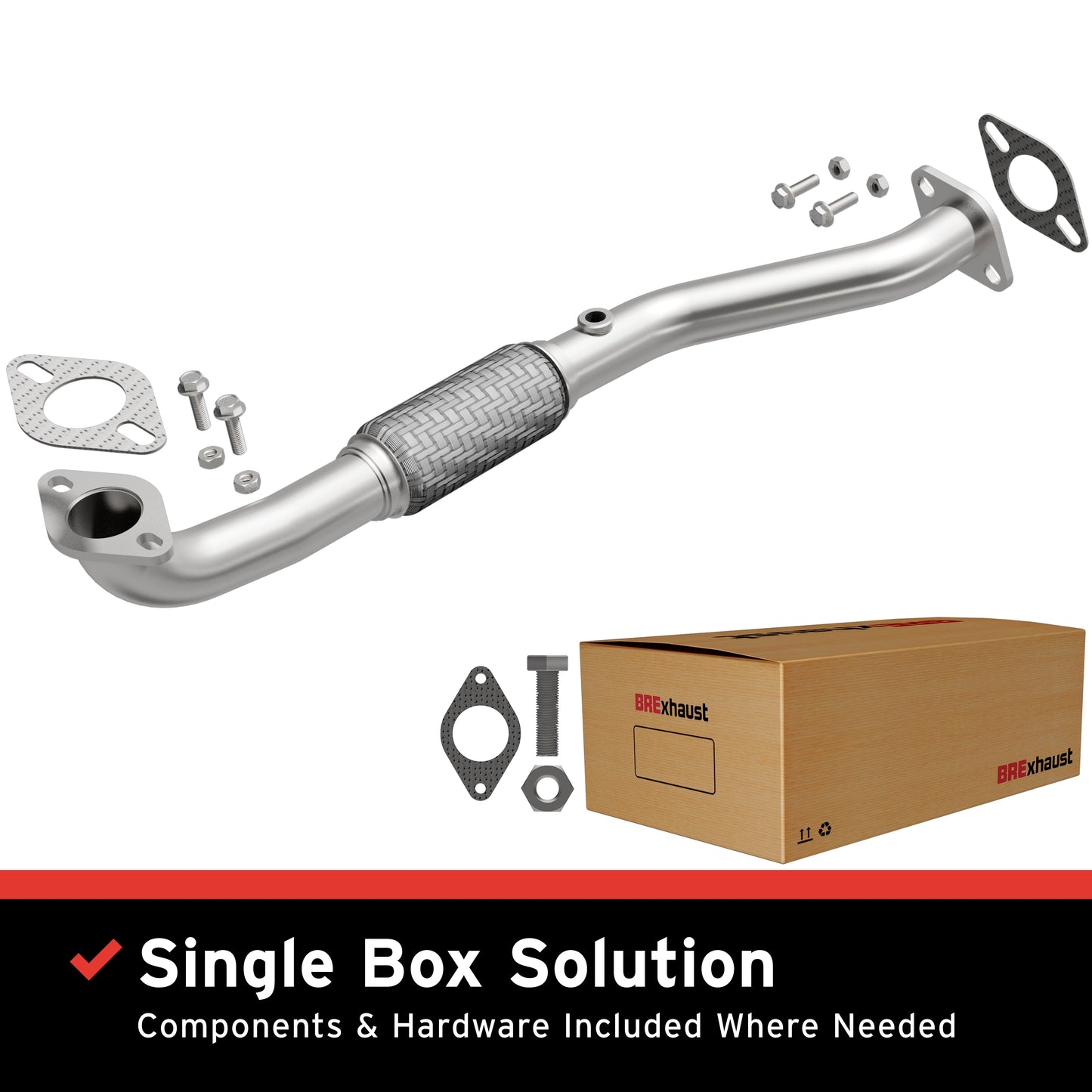 2004-2009 Kia Spectra Direct-Fit Front Pipe Kit 107-0254
