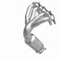 Catalytic Converter with Integrated Exhaust Manifold for HM Grade Federal / EPA Compliant Direct-Fit Manifold Catalytic