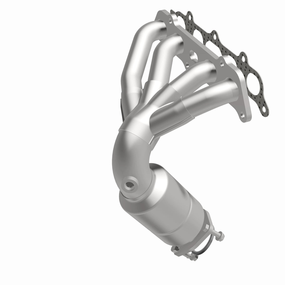 Catalytic Converter with Integrated Exhaust Manifold for HM Grade Federal / EPA Compliant Direct-Fit Manifold Catalytic