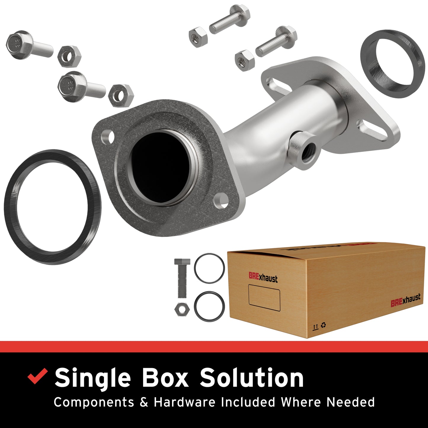 1998-2000 Toyota RAV4 Direct-Fit Front Pipe Kit 107-0157