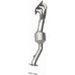 Catalytic Converter with Integrated Exhaust Manifold for HM Grade Federal / EPA Compliant Direct-Fit Manifold Catalytic